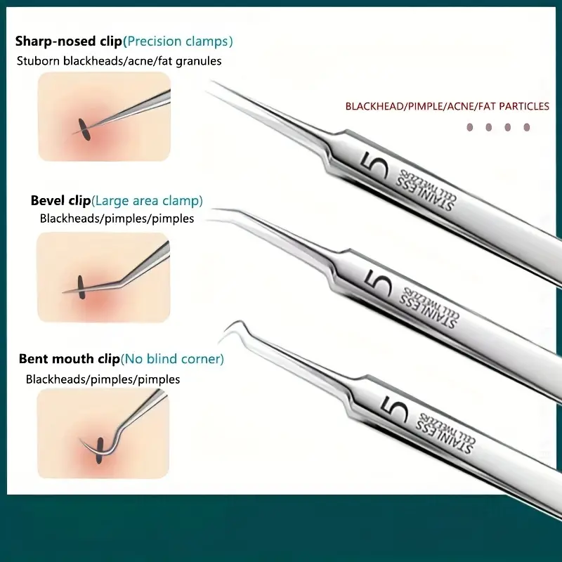 Luxury Skincare Acne - 3-8Pcs Acne Needle Tool Set Pimples