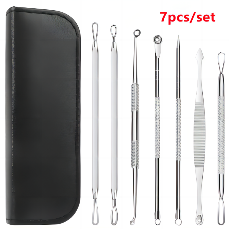 7pcs Blackhead Remover Kit Sta - Luxury Skincare Acne 评论和价格