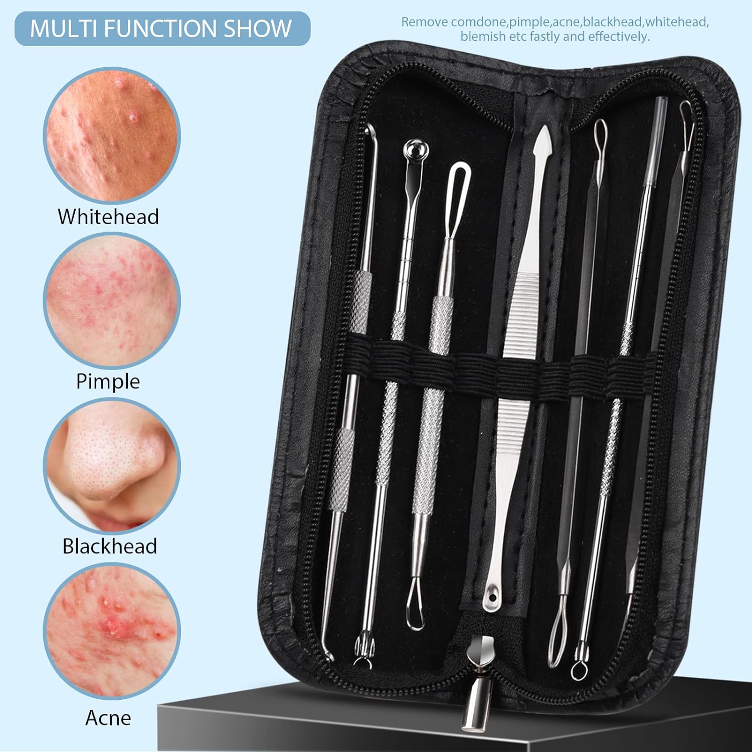 7pcs Blackhead Remover Kit Sta - Luxury Skincare Acne 评论和价格