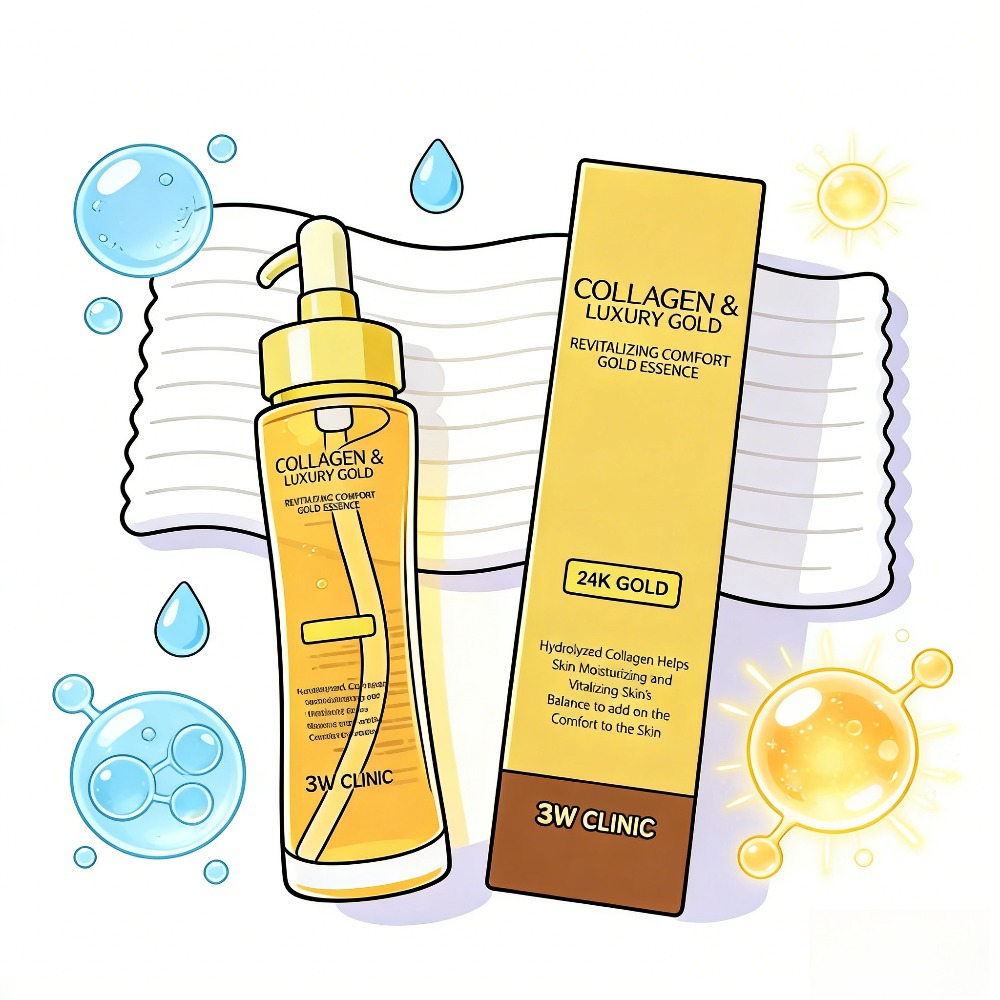 3WCLINIC Collagen & Luxury Gol - Luxury Skincare In Korea 评论和价格