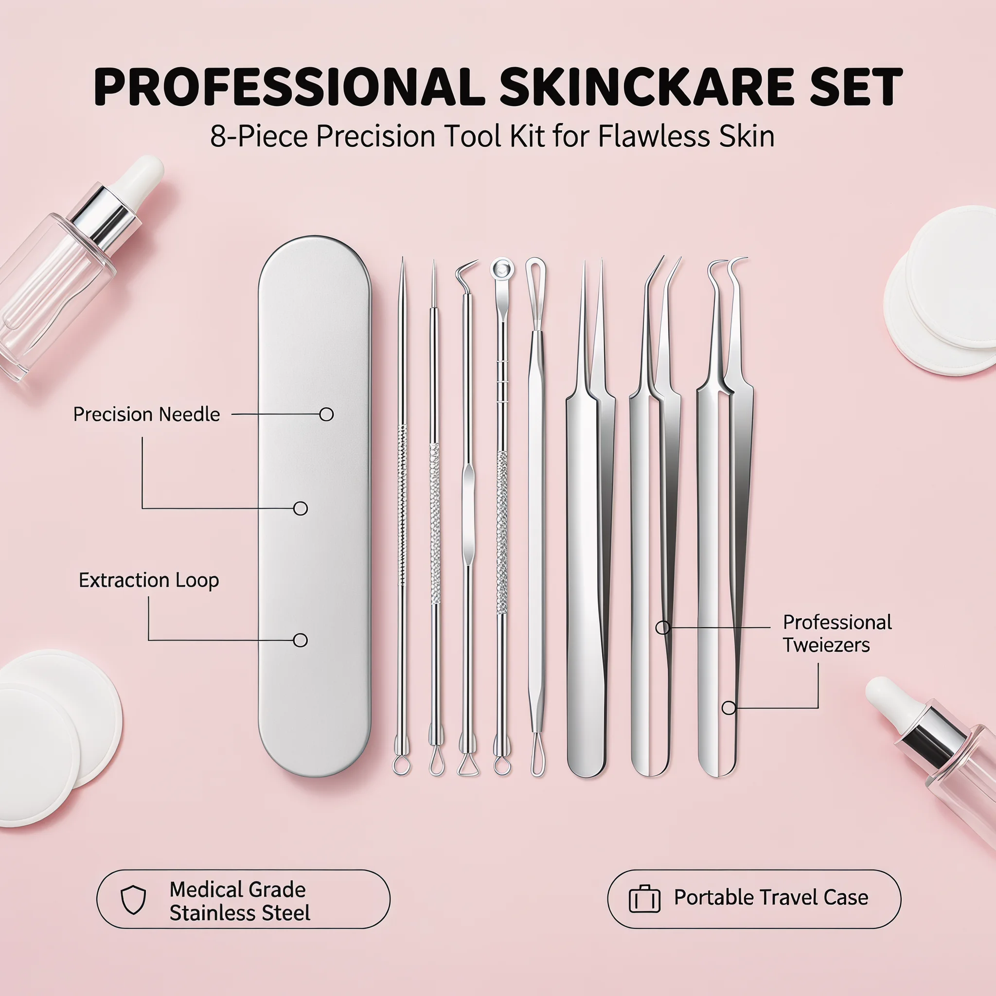8Pcs Professional Acne Needle  - Luxury Skincare Acne 评论和价格